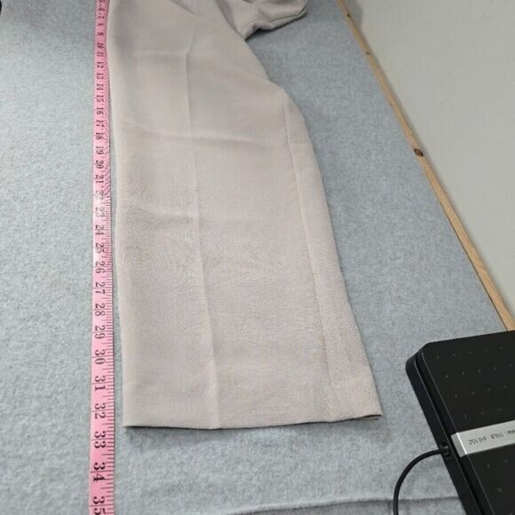 Wilfred Aritizia The effortless Pant Trouser Women's 10 Gray High Waist Wide Leg - Picture 15 of 16